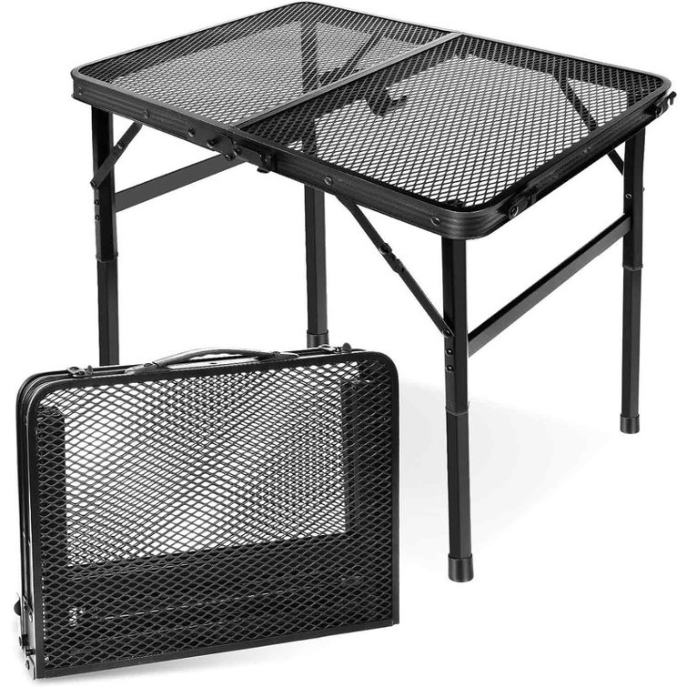 Arlmont & Co. Grill Camping Table Outdoor Folding Picnic Table